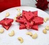 Rose Kaju Katli - 400gm available online at SweeDesi